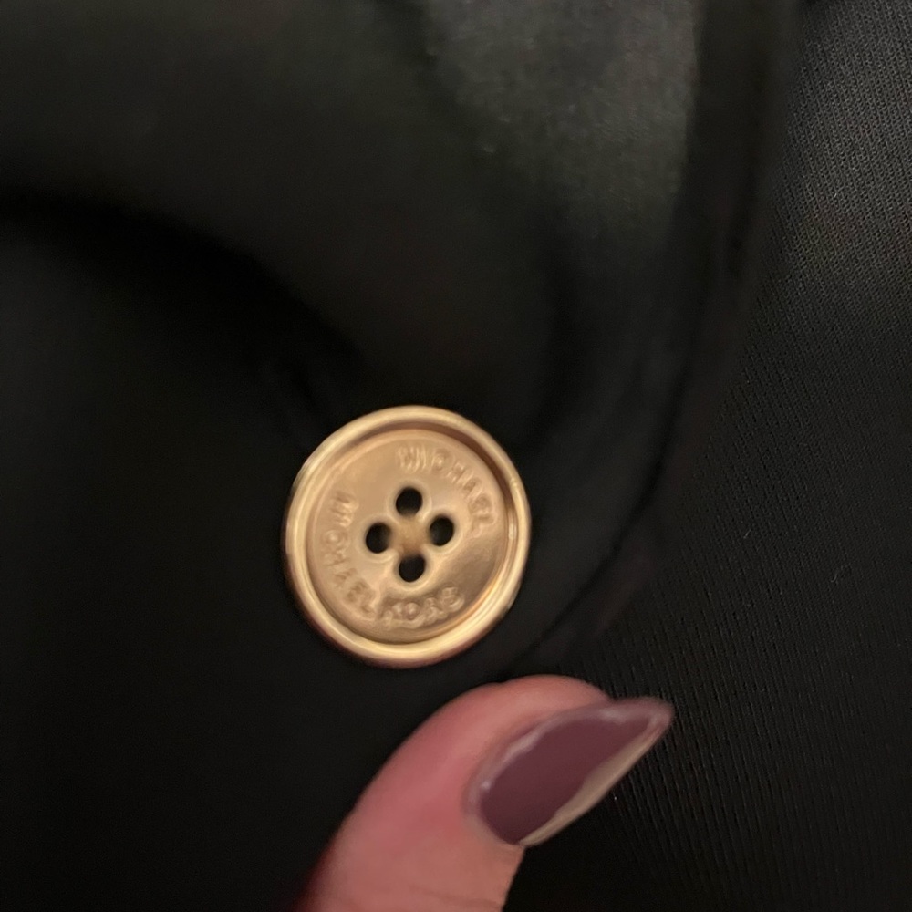 Black Michael Kors lined blazer, sz 10 - Picture 5 of 9